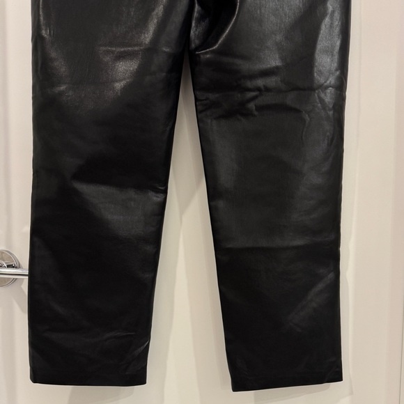 Aritzia Wilfred Melina High-waisted Vegan Leather pants size 14 - Picture 8 of 16